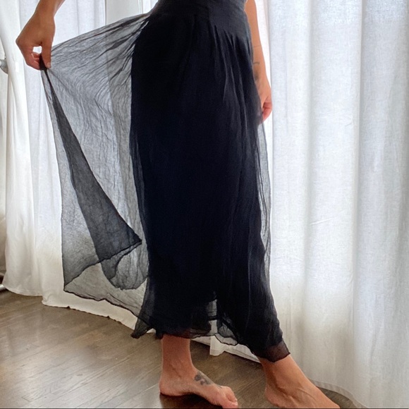 Valentino Flowy Maxi Skirt - Picture 2 of 8